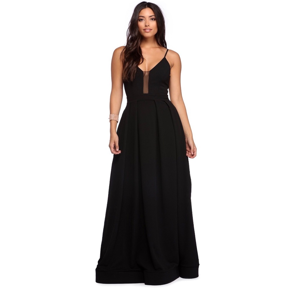 Black formal dress